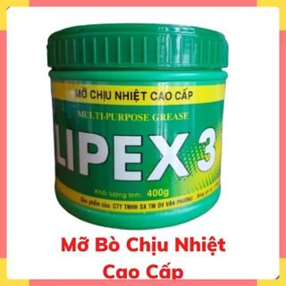 Mỡ bò chịu nhiệt cao cấp, Mỡ bôi trơn chịu được nhiệt độ cao lipex 3, chống gỉ oxy hóa