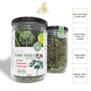 Trà thảo mộc nụ hoa tam thất bao tử sấy lạnh - Dalat Cordyceps - loại thượng hạng