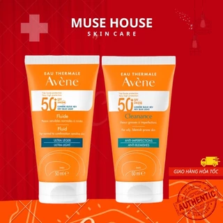 Kem Chống Nắng Avene Cleanance Very High Protection , Avene Dry Touch Fluid - Muse House