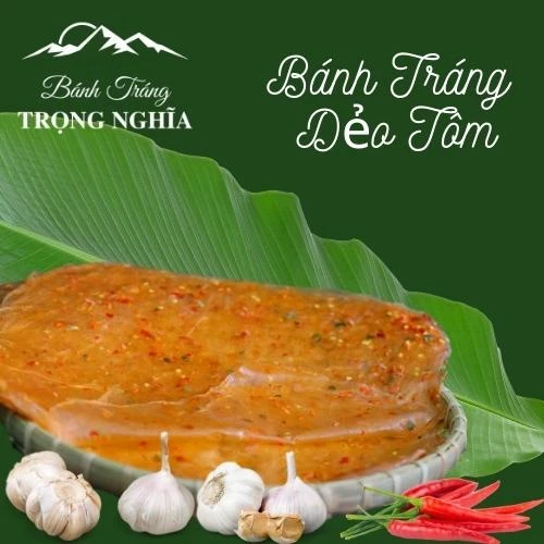 [300g] Bánh Tráng Dẻo Tôm Ớt Tây Ninh Trọng Nghĩa