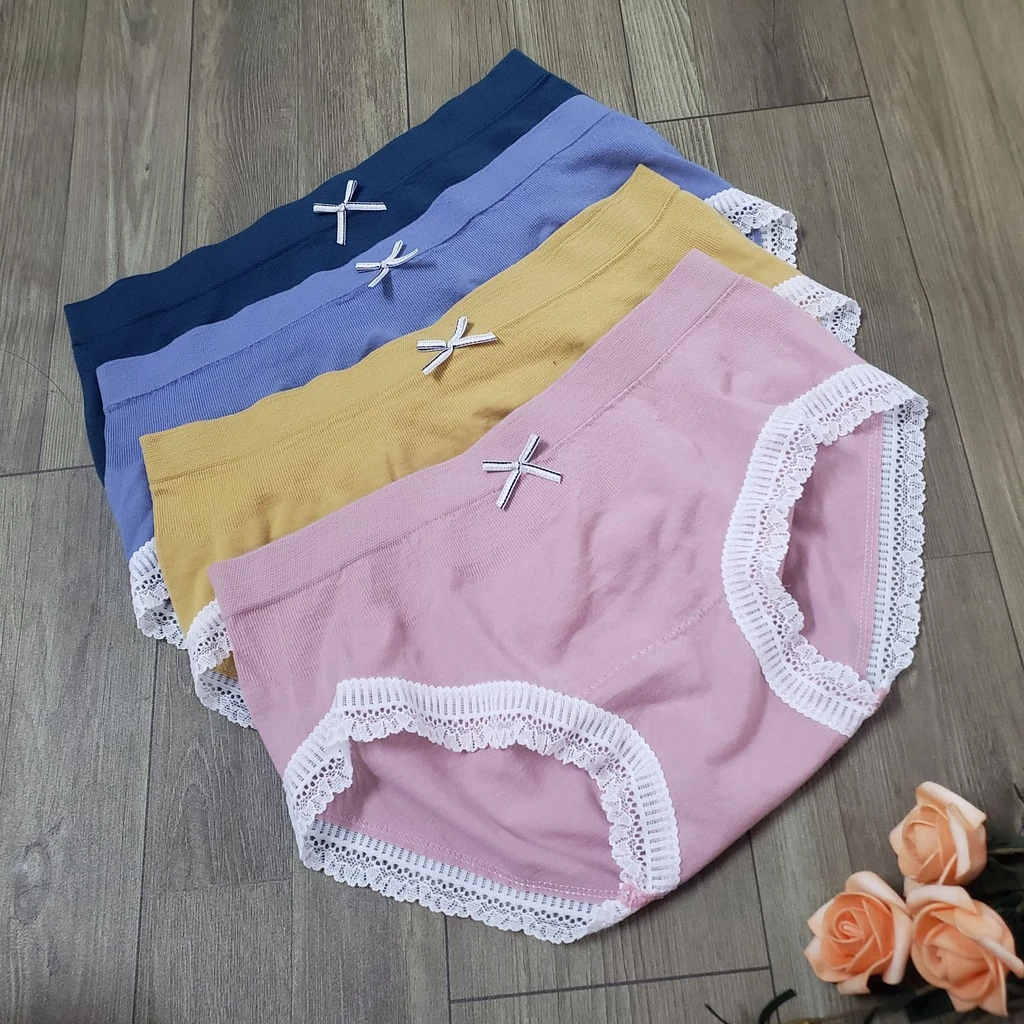 Quần lót nữ cotton không đường may kháng khuẩn đẹp 05 09