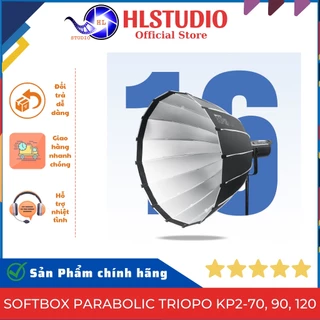 Softbox Parabolic thao tác nhanh Triopo KP2-70, 90, 120 ngàm Bowen HL Studio