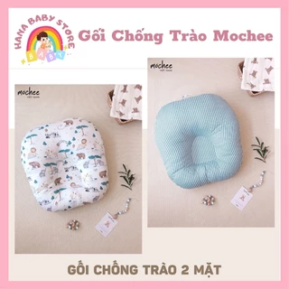 Gối Chống Trào Ngược  Mochee Cotton 2 Mặt Cho Bé