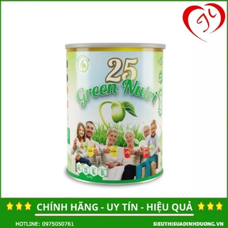 [CHÍNH HÃNG] 25 GREEN NUTRI Sữa Hạt Ngũ Cốc Dinh Dưỡng Lon 750g