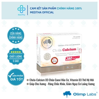 Viên Uống Bổ Sung Canxi Hữu Cơ Chela-Calcium D3 Sabina - Canxi Bầu, Vitamin D3, Xương Chắc Khỏe (Hộp 30 Viên)