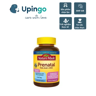 [Mẫu Mới] Vitamin tổng hợp bầu Natural Made Prenatal Multi + DHA 150 viên Mỹ