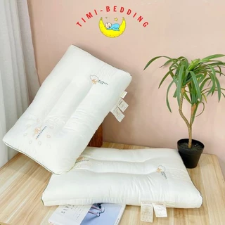 Ruột gối đầu tencel mầm gạo lõi Micrfiber tinh khiết cao cấp kích thước 48x74cm - Timibedding