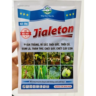 Jialeton (35gr) - Phòng và giải quyết phấn trắng, gỉ sắt, sương mai, thán thư, đốm lá trên rau màu