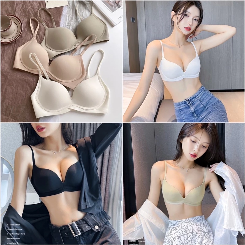 Áo ngực nữ su không gọng, đệm mút mỏng mềm mát mịn cao cấp AL02 - Her sleepwear