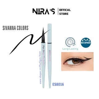 Kẻ mắt lâu trôi Sivanna Colors Long Lasting Fine Eyeliner ES8016 Thái Lan