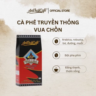 Cà phê bột truyền thống robusta và arabica Đak Lak có vị đắng thanh thơm nồng An Thái Cafe