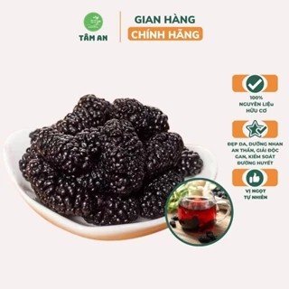 Dâu Tằm Sấy Khô Tự Nhiên 500g 1kg, Trà Dâu Tằm Quả To Đều, Dẻo, Ngọt - Trà Thảo Mộc Tâm An