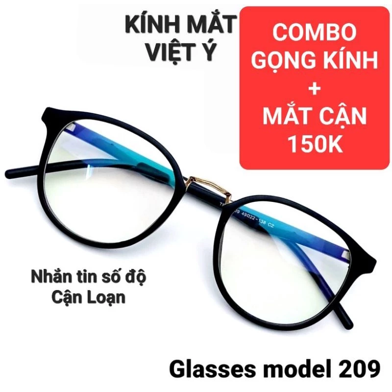 Gọng Kính Cận TR90 nhựa siêu nhẹ 209