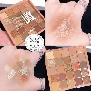 (Bán Buôn Sỉ) Bảng Phấn Mắt 25 Ô Màu K'APEINE Makeup Tông Nâu Cam Vàng Hồng Đào Nhũ P78