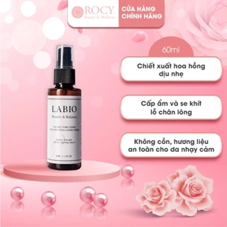 Toner LABIO Tinh Chất Hoa Hồng Địa Trung Hải Dưỡng Trắng Se Khít Lỗ Chân Lông Cung Cấp Độ Ẩm Tăng Cường Hoạt Hóa Da Mặt