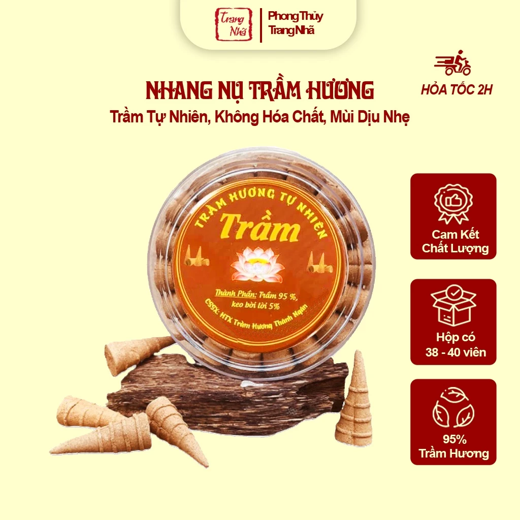 Nụ Trầm Hương Nụ Trầm Thác Khói Xông Nhà Tự Nhiên 100% Không Phụ Gia Hóa Chất - Giá Gốc Từ Xưởng Quảng Nam