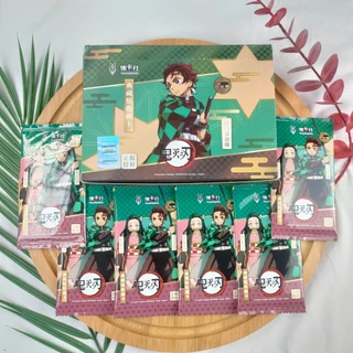 Set ảnh thẻ nhân vật KIMETSU NO YAIBA THANH GƯƠM DIỆT QUỶ card ảnh in hình anime gacha chibi