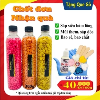 300g Sáp tẩy lông Hard wax beans Bluezoo Premier Cao cấp