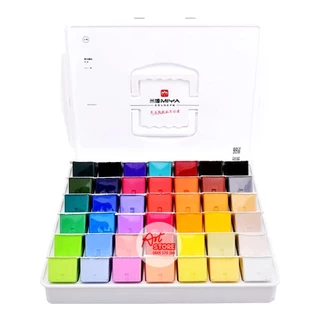 Full Set 56 Màu Gouache Himi Miya 30ml Dạng Thạch - Hoạ Cụ Artstore