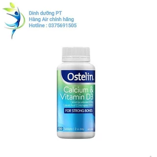 Calcium & Vitamin D3, CANXI BẦU, Canxi Ostelin cho bà bầu và sau sinh 130 viên - Xuất xứ Úc  .