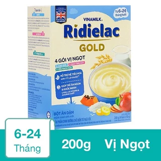 Bột ăn dặm 4 gói vị ngọt hộp giấy 200g (Vinamilk)