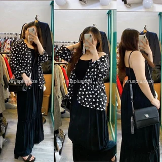 Đầm maxi SO bigsize xuất xịn