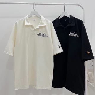 [ Rẻ vô địch ] Áo polo form rộng tay lỡ - vetements