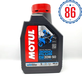 NHỚT XE SỐ CAO CẤP MOTUL 3000 PLUS 20W50 800ML