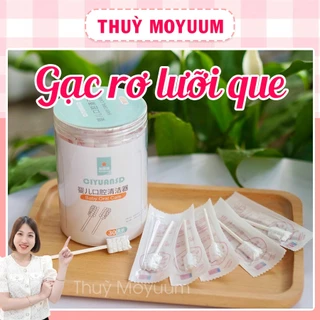 Gạc rơ lưỡi, tưa lưỡi dạng que cho bé