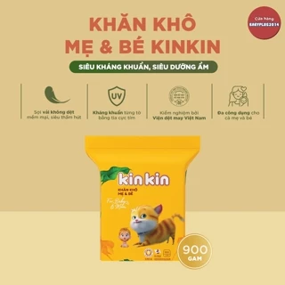 Khăn vải khô KINKIN cho bé bịch 600G và 900G