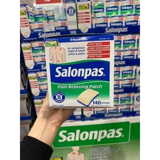 ( BILL MỸ ) MIẾNG DÁN SALONPAS CỦA MỸ HỘP 140MIẾNG ( CÓ TÁCH LẺ )