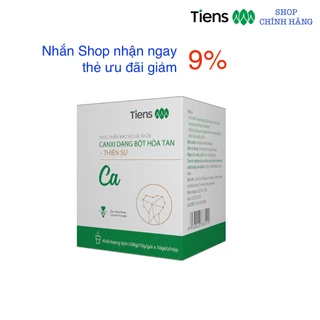 Canxi Tiens Thiên Sư dạng bột hoà tan giúp bổ sung canxi hữu cơ hộp 10 gói