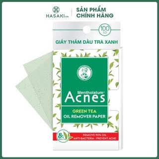 Giấy Thấm Dầu Acnes Trà Xanh 100 Tờ Hasaki Sản Phẩm Chính Hãng