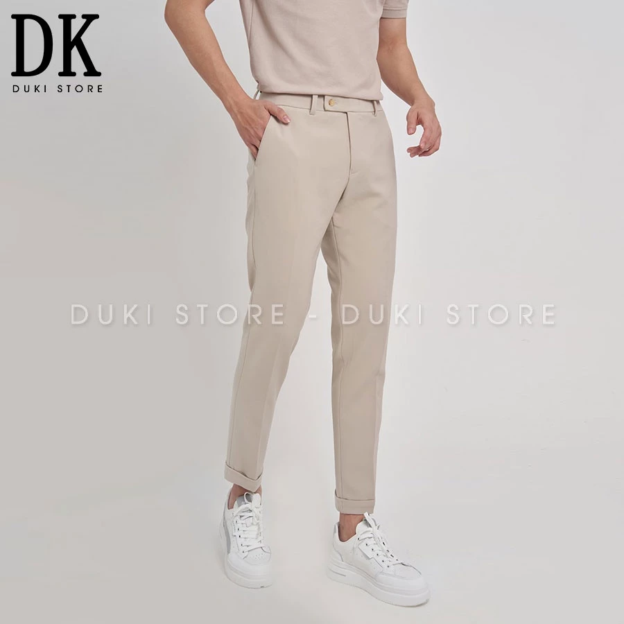 Quần âu nam màu kem đẹp trẻ trung QAN0053 - DUKI STORE