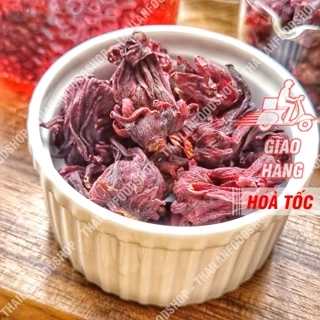 Trà Hoa Atiso Đỏ Sấy Lạnh Lon 120Gram (Hoa Hibiscus/ Hoa Bụp Giấm)