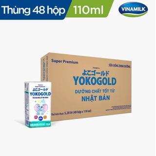 Thùng 48 hộp Sữa Yoko pha sẵn 110ml [HSD 2024]