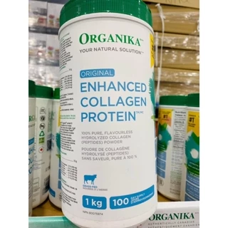 Bột Organika Enhanced Collagen Protein 1kg vị Original- made in Canad