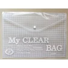 Bìa đựng tài liệu văn phòng phẩm giá sỉ A4 my clear bag trong suốt - Túi đựng tài liệu giấy a4