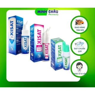 ✅ (Chính hãng) Xịt mũi XISAT cho người lớn & em bé giúp làm thông thoáng mũi chai 75ml