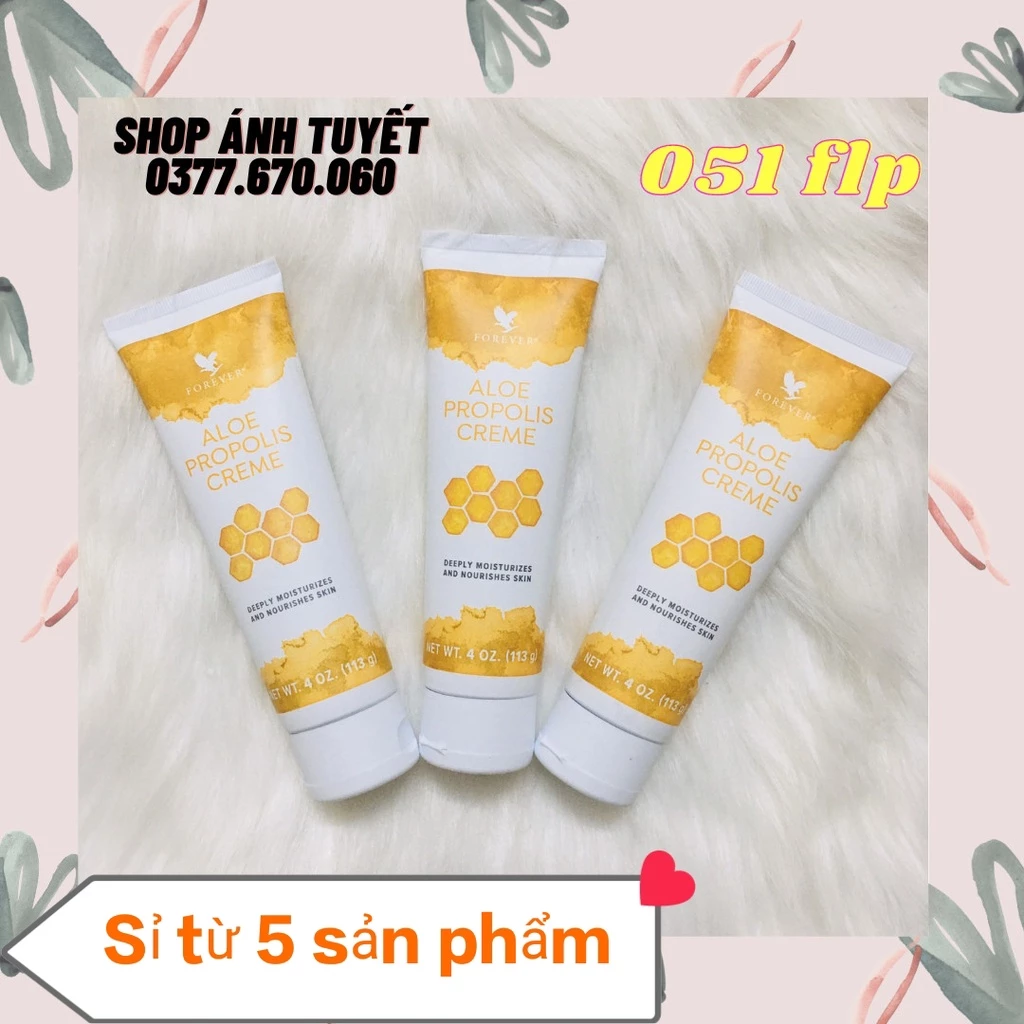 Kem Thâm, mụn, dưỡng ẩm làm sáng da bất ngờ Aloe Propolis 051 flp.