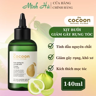 Nước dưỡng tóc tinh dầu bưởi Cocoon Pomelo hair tonic 140ml giúp giảm gãy rụng tóc