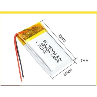 Pin sạc Lithium LiPo 1s 3.7V 400mah 702030 Tai Nghe Loa Mp3 MP4 MP5 GPS PSP Bluetooth Mới 100%