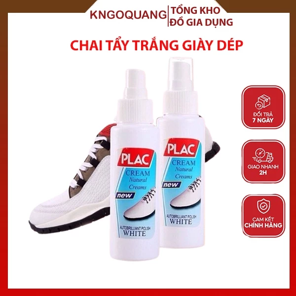 Chai tẩy trắng giày dép, túi xách, đồ da PLAC GIẢM 50%  loại đặc biệt không mua sẽ hối hận.