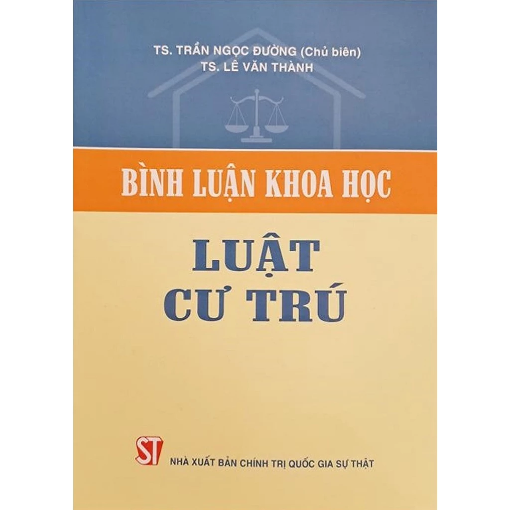 Sách - Bình luận khoa học Luật Cư trú