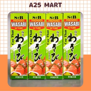 Mù Tạt Wasabi Cay Thật Tuýp 43g