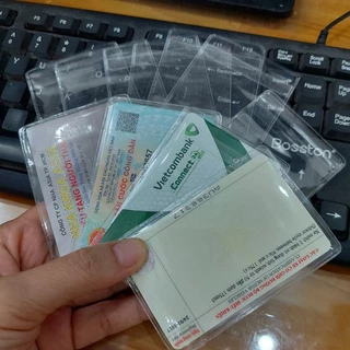 Vỏ Bọc Căn Cước Công Dân Túi Nhựa Đựng Thẻ CCCD ATM Thẻ Học Sinh Sinh Viên Nhựa Dẻo Trong Suốt