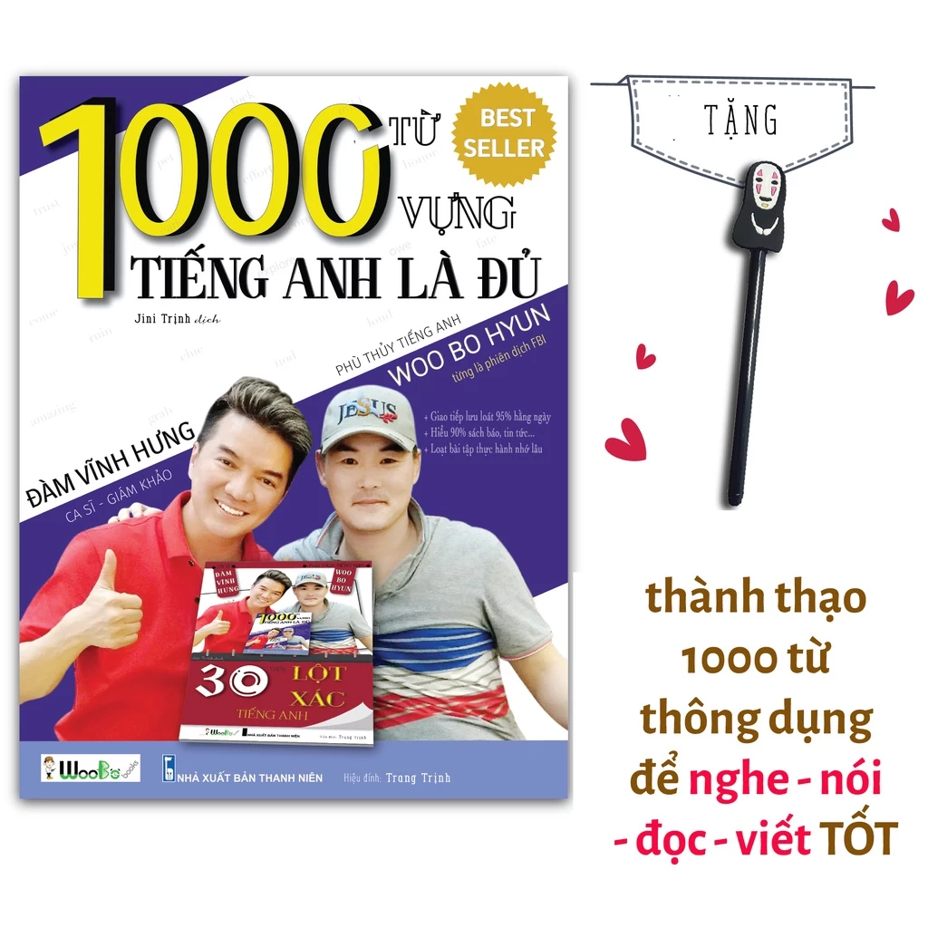 Sách - 1000 Từ Vựng Tiếng Anh Là Đủ (Top 1000 Essential English Words)