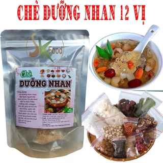 Set nấu chè dưỡng nhan tuyết yến 12 vị túi 400g nấu được khoảng 12 chai 330ml bổ dưỡng thanh mát giải nhiệt ngày nóng