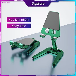 Giá đỡ điện thoại máy tính bảng XP07 có thể xoay 180° chất liệu hợp kim nhôm nhỏ gọn nhưng chắc chắn