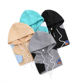 Áo khoác trẻ em ,Áo khoác hoodie RAZAK'S Store chất Vải da cá cotton cao cấp cho bé 15-45kg RZM26